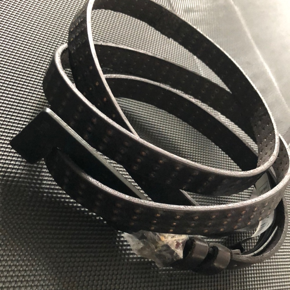 NWT - All Saints leather belt S/M 70in